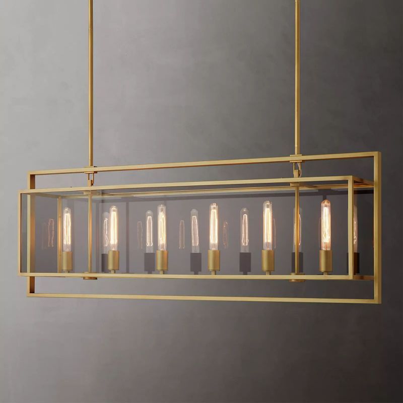 Beckman Vintage Rectangle Chandelier