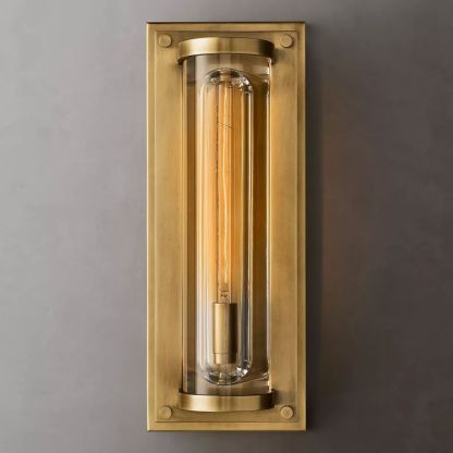 Savile Outdoor Round Grand Wall Sconce