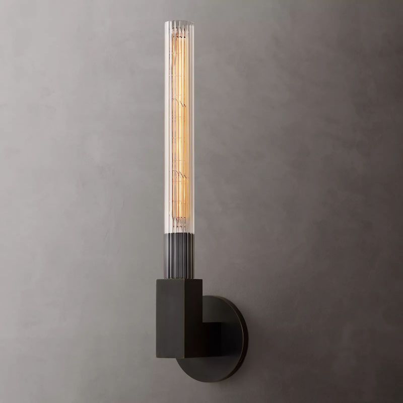 Prismatic Glass Wall Sconce