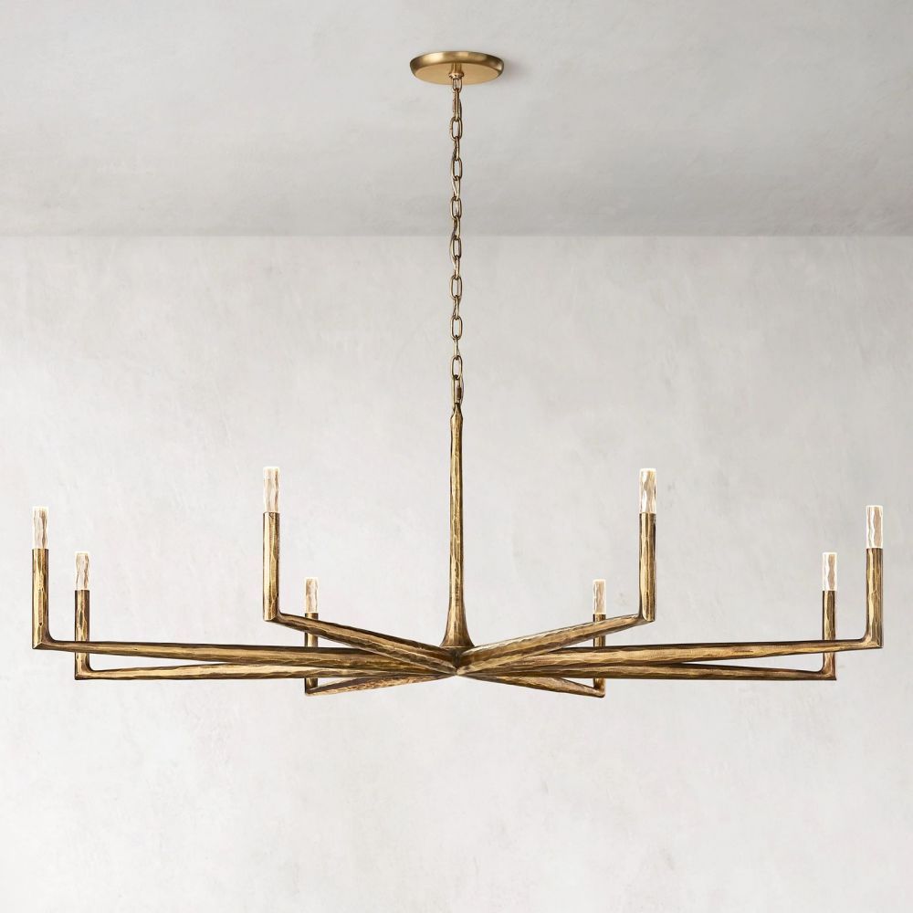 Thaddeus Forged Round Chandelier-VaseLamps