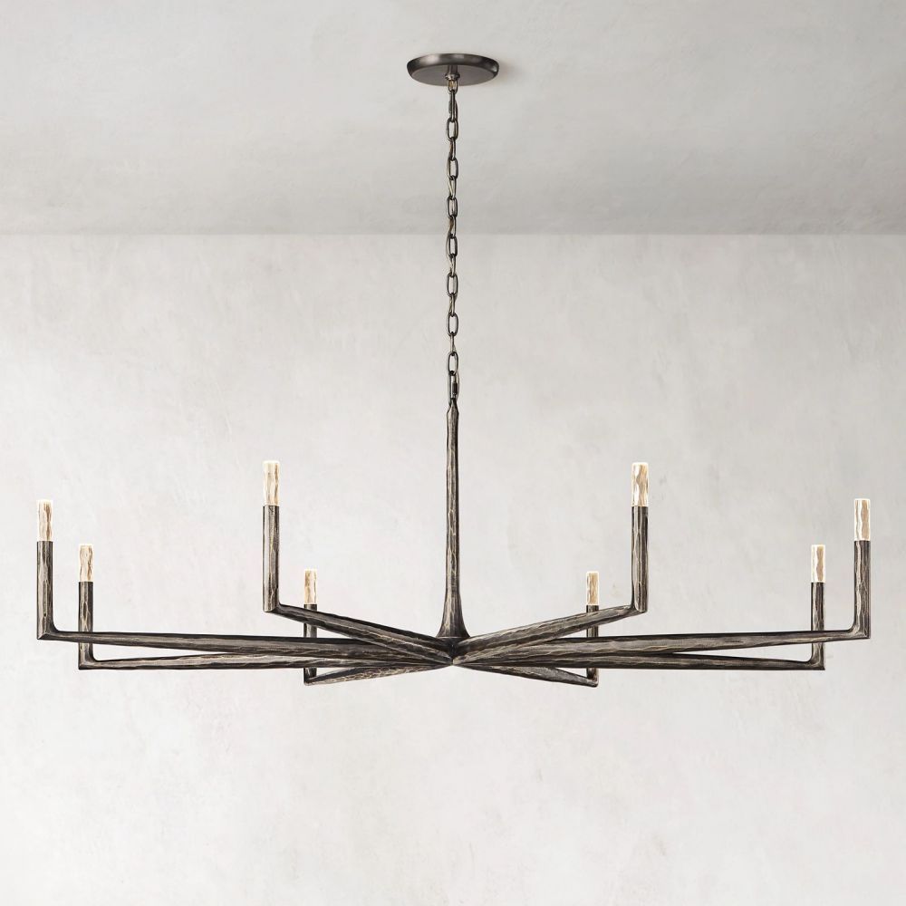 Thaddeus Forged Round Chandelier-VaseLamps