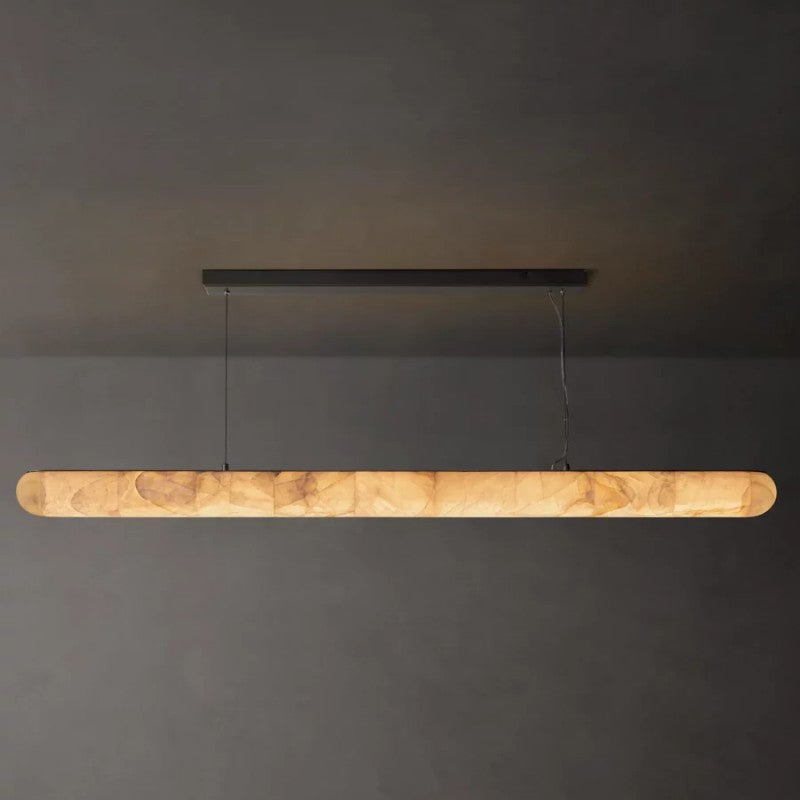 Rivage Lisse Linear Chandelier 80"-VaseLamps