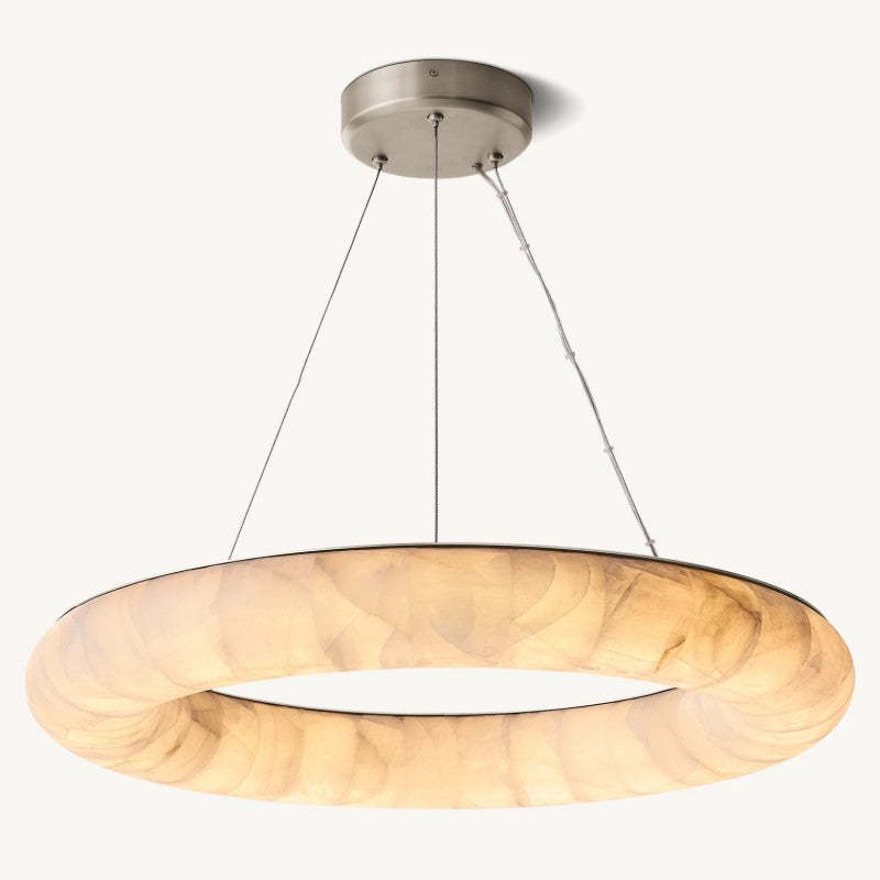 Rivage Lisse Round Chandelier 31"-VaseLamps