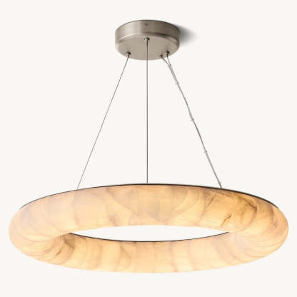 Rivage Lisse Round Chandelier 31"-VaseLamps