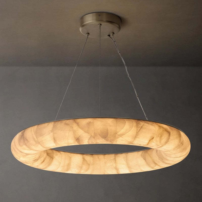 Rivage Lisse Round Chandelier 31"-VaseLamps