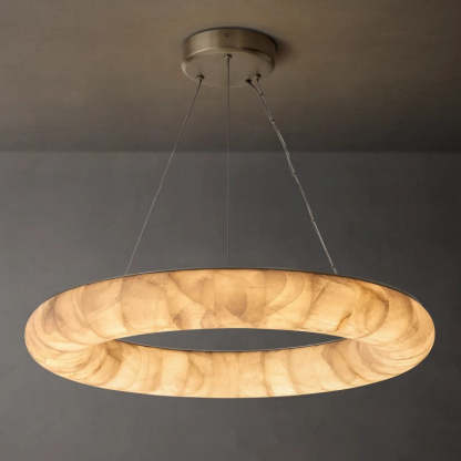 Rivage Lisse Round Chandelier 31"-VaseLamps