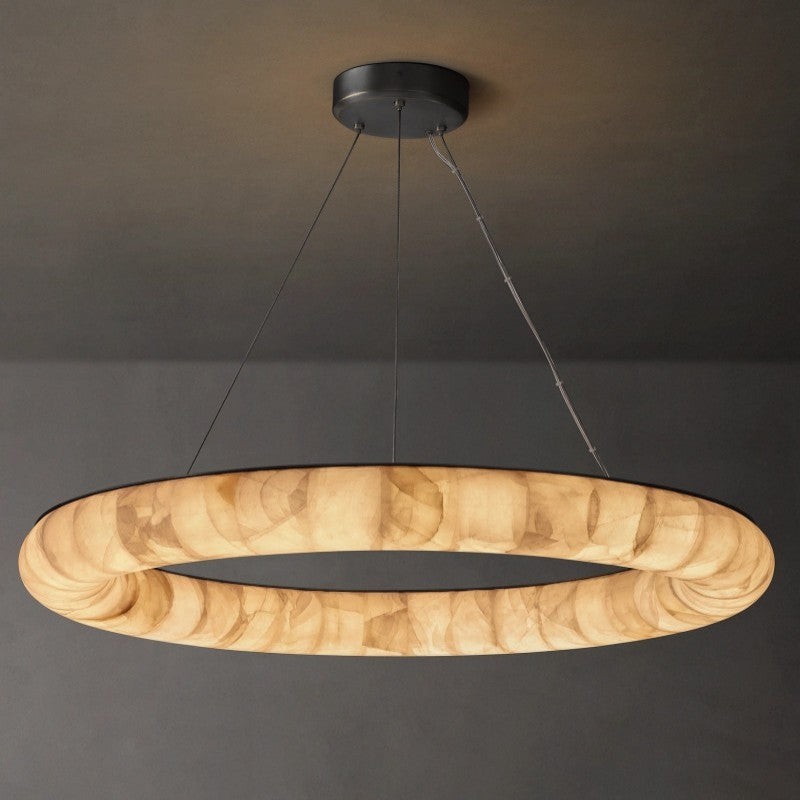 Rivage Lisse Round Chandelier 41"-VaseLamps