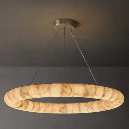 Rivage Lisse Round Chandelier 41"-VaseLamps