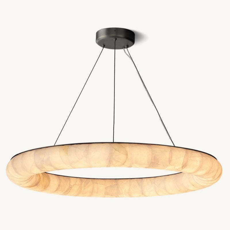 Rivage Lisse Round Chandelier 41"-VaseLamps