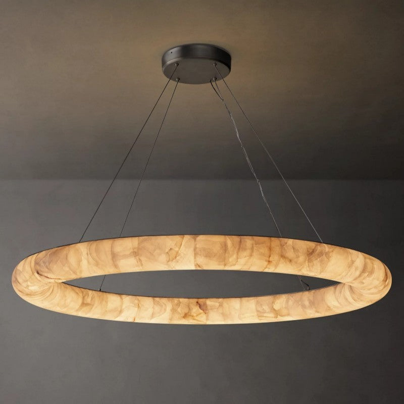 Rivage Lisse Round Chandelier 61"-VaseLamps