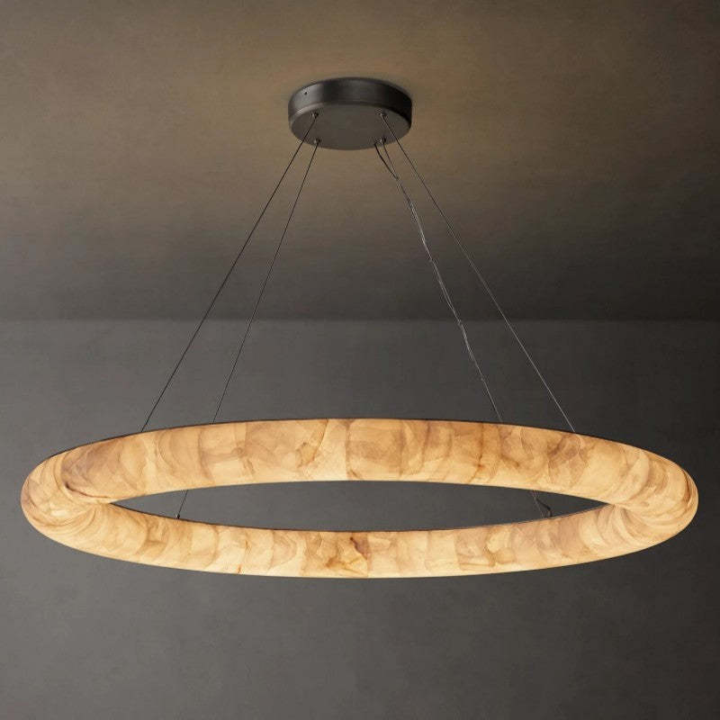 Rivage Lisse Round Chandelier 61"-VaseLamps