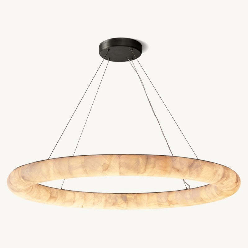 Rivage Lisse Round Chandelier 61"-VaseLamps