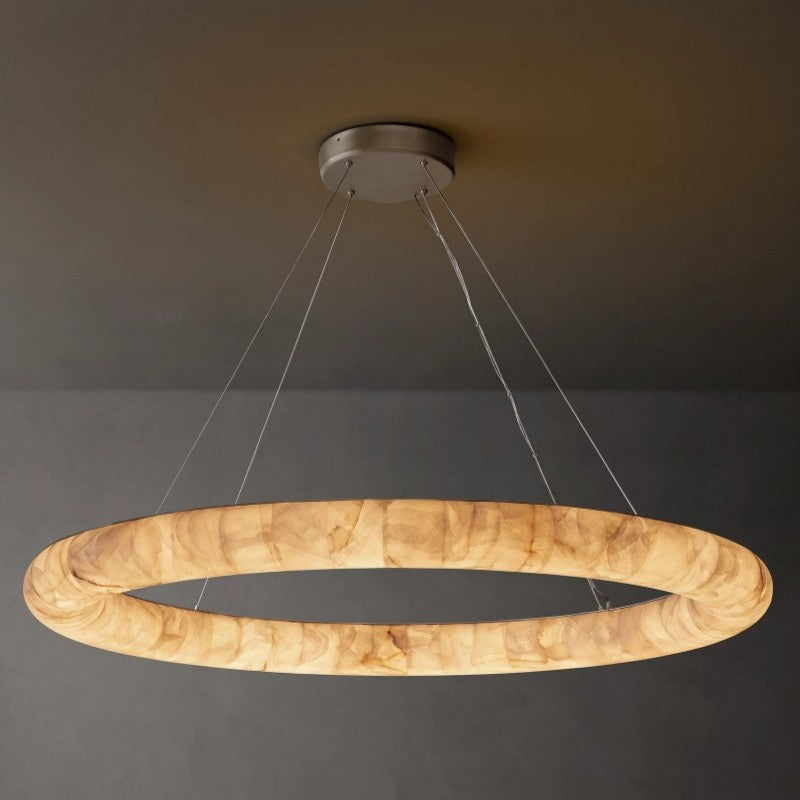 Rivage Lisse Round Chandelier 61"-VaseLamps