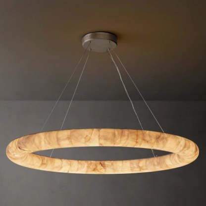 Rivage Lisse Round Chandelier 61"-VaseLamps