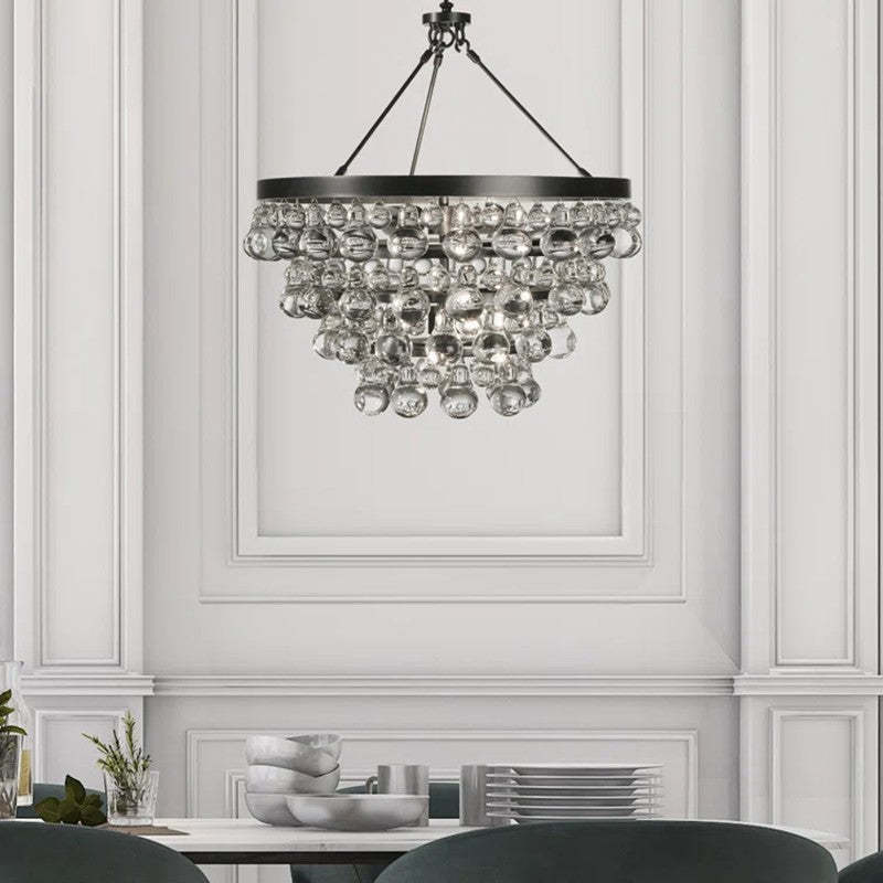 Robert Abbey Bling Round Chandelier 20"-VaseLamps