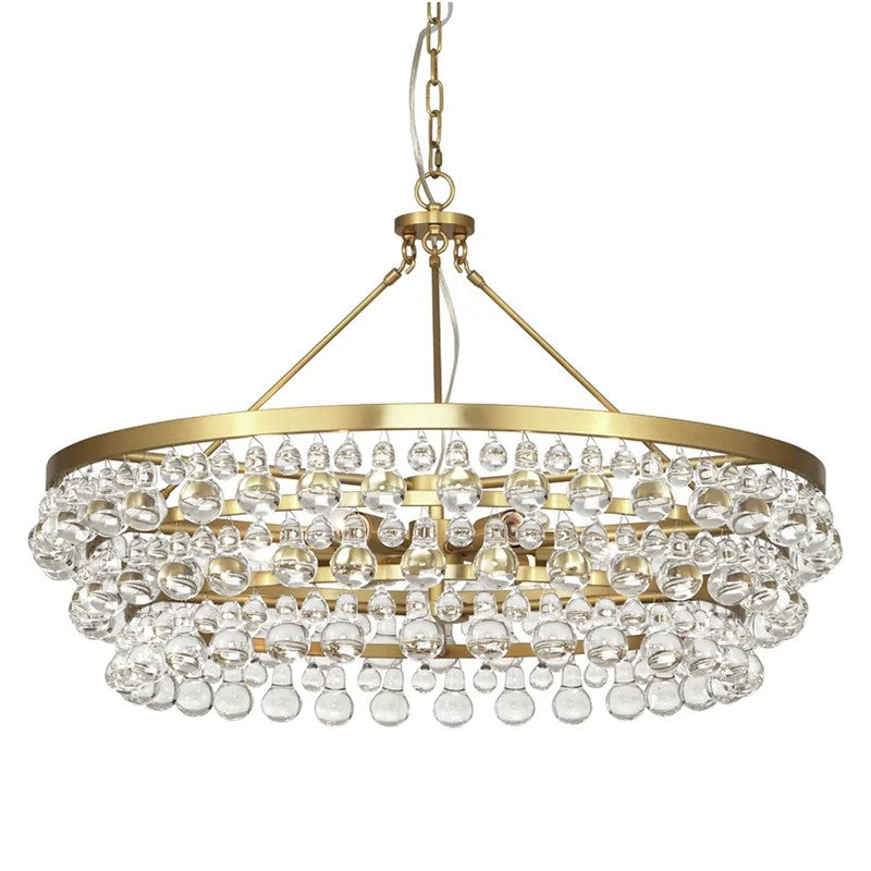 Robert Abbey Bling Round Chandelier 35"-VaseLamps