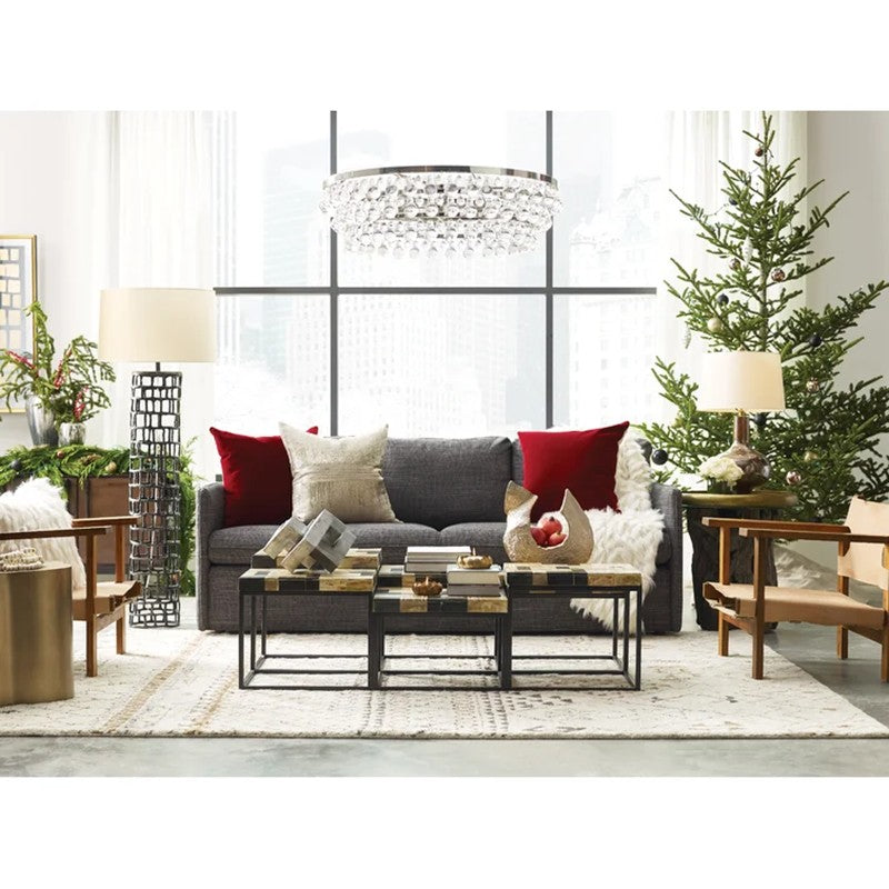Robert Abbey Bling Round Chandelier 35"-VaseLamps