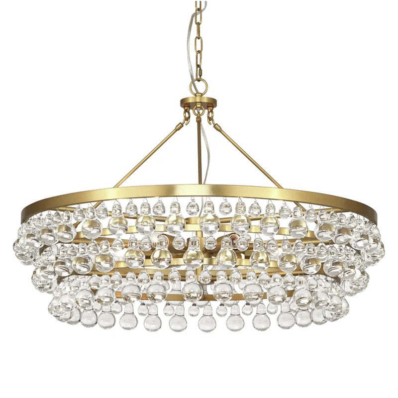 Robert Abbey Bling Round Chandelier 35"-VaseLamps