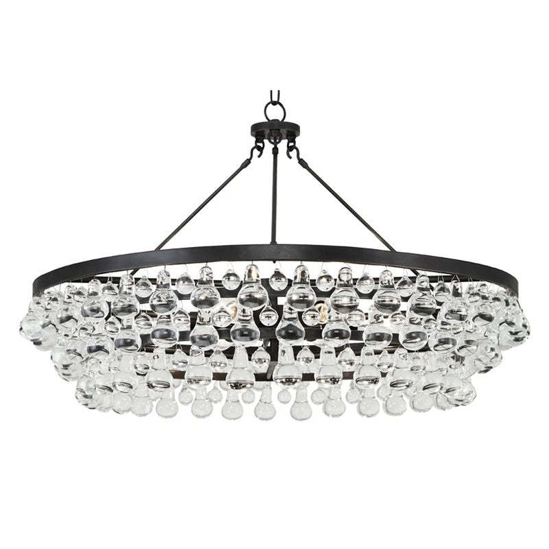 Robert Abbey Bling Round Chandelier 35"-VaseLamps