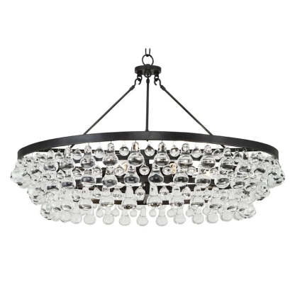Robert Abbey Bling Round Chandelier 35"-VaseLamps