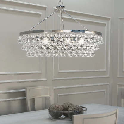Robert Abbey Bling Round Chandelier 35"-VaseLamps
