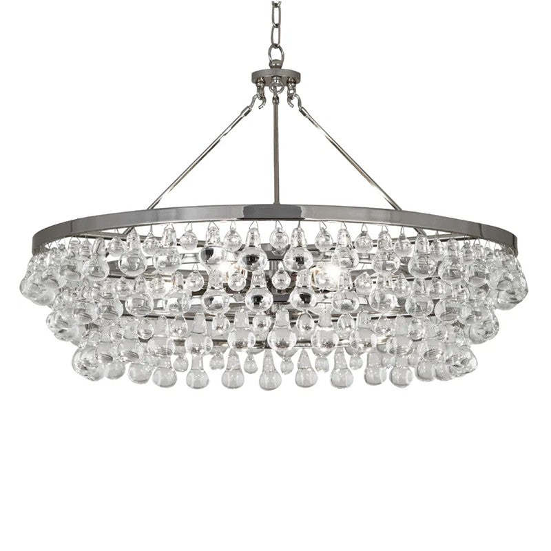 Robert Abbey Bling Round Chandelier 35"-VaseLamps
