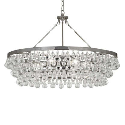 Robert Abbey Bling Round Chandelier 35"-VaseLamps
