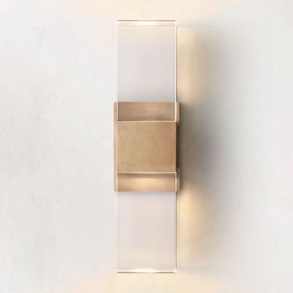 Serra Crystal Linear Sconce