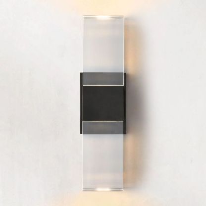 Serra Crystal Linear Sconce