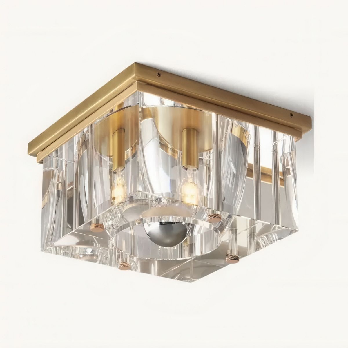 Savile Square Crystal Flushmount