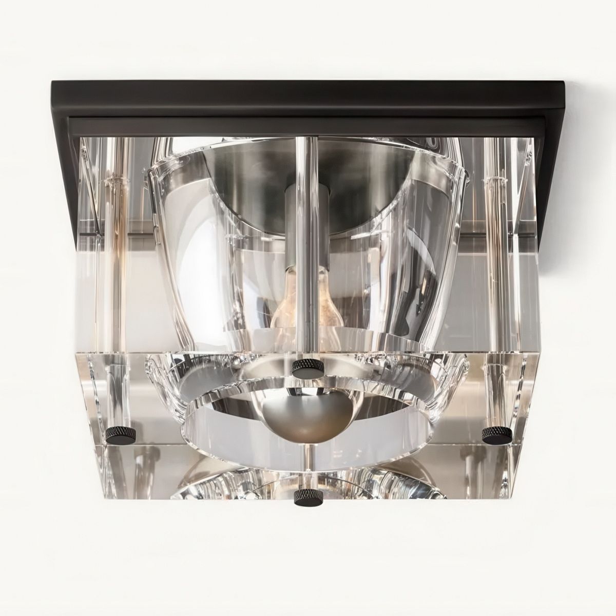 Savile Square Crystal Flushmount