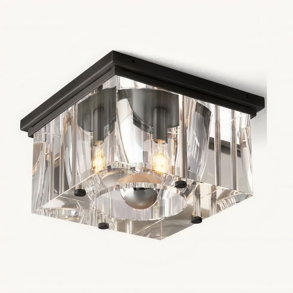 Savile Square Crystal Flushmount