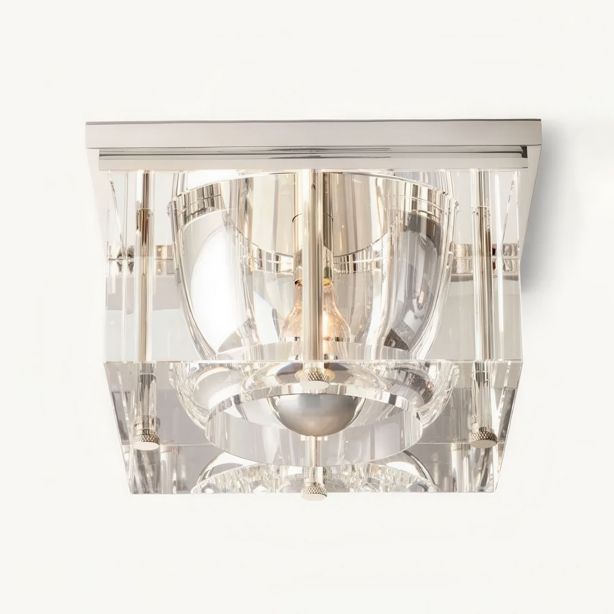 Savile Square Crystal Flushmount