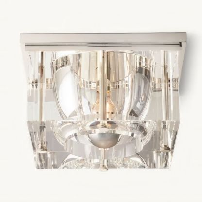 Savile Square Crystal Flushmount