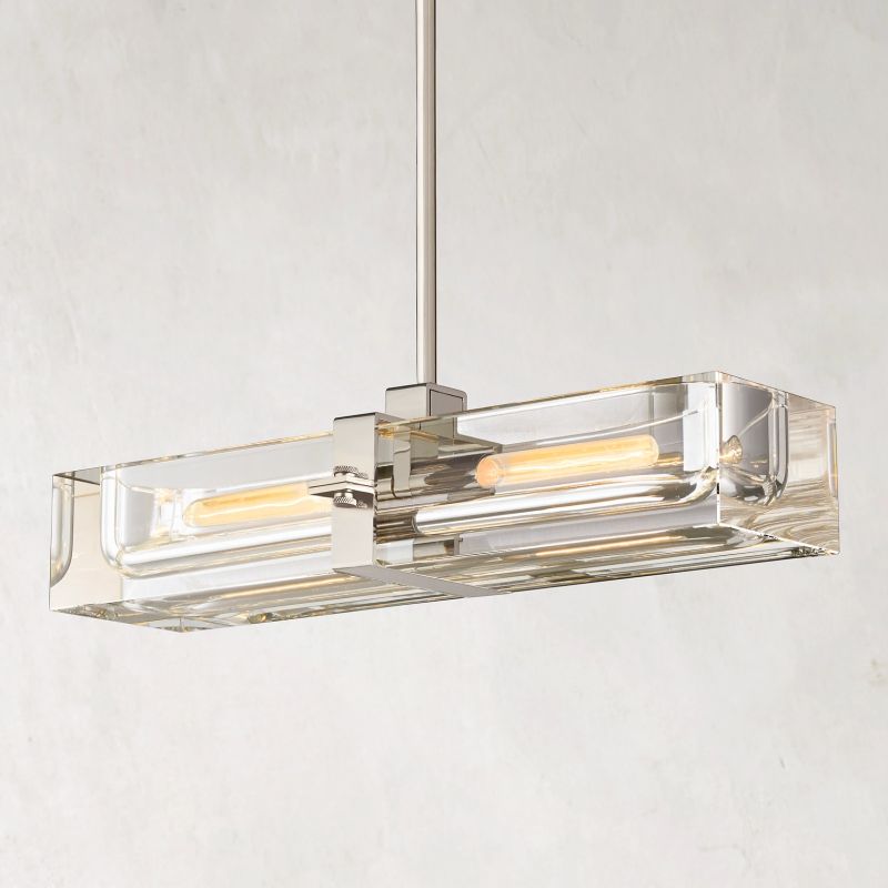 Savile Linear Chandelier 24"-VaseLamps