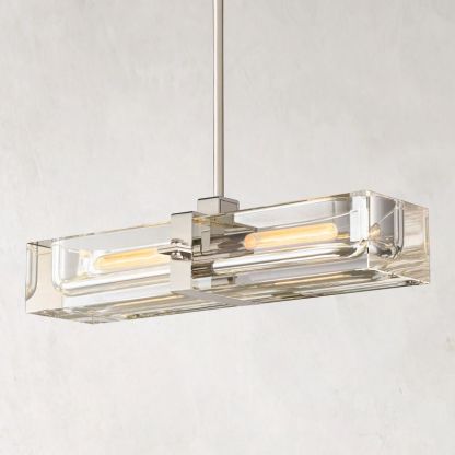 Savile Linear Chandelier 24"-VaseLamps