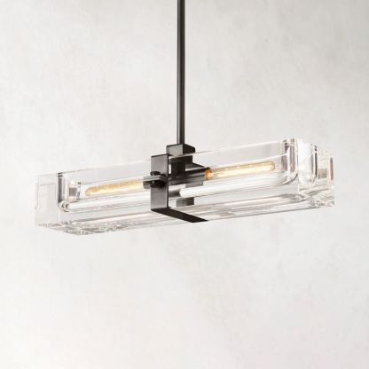 Savile Linear Chandelier 24"-VaseLamps