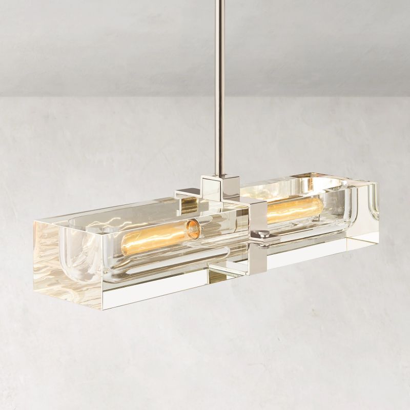 Savile Linear Chandelier 24"-VaseLamps