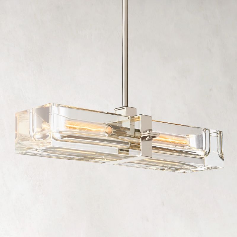 Savile Linear Chandelier 24"-VaseLamps
