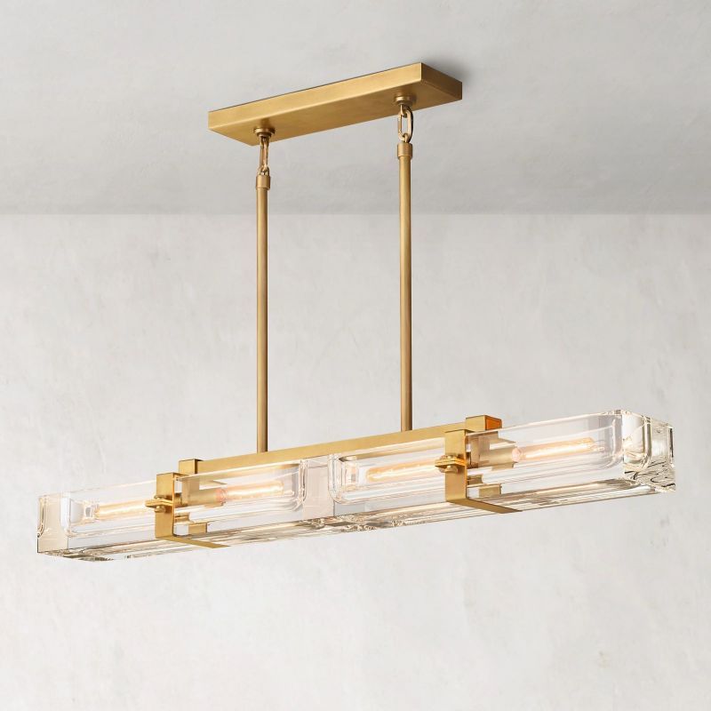 Savile Linear Chandelier 48"-VaseLamps