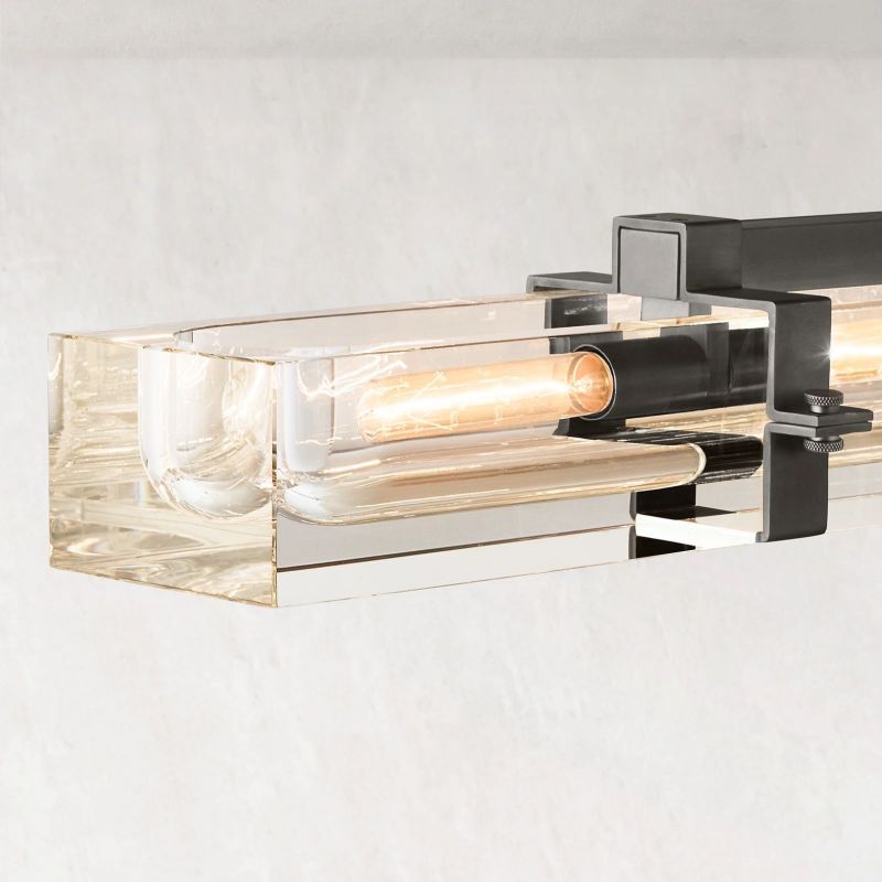 Savile Linear Chandelier 48"-VaseLamps