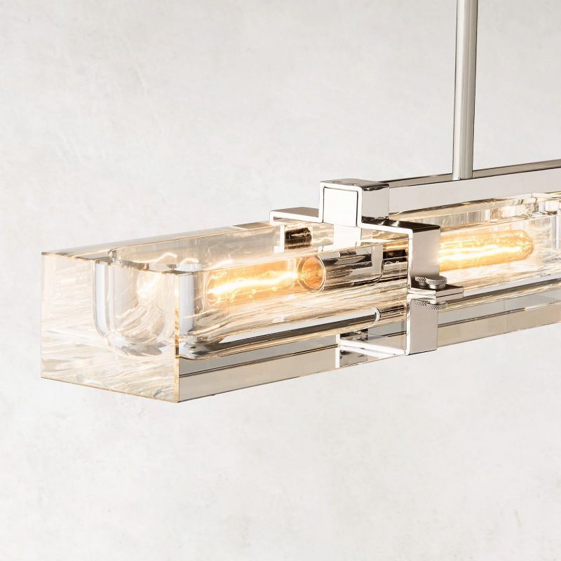 Savile Linear Chandelier 48"-VaseLamps