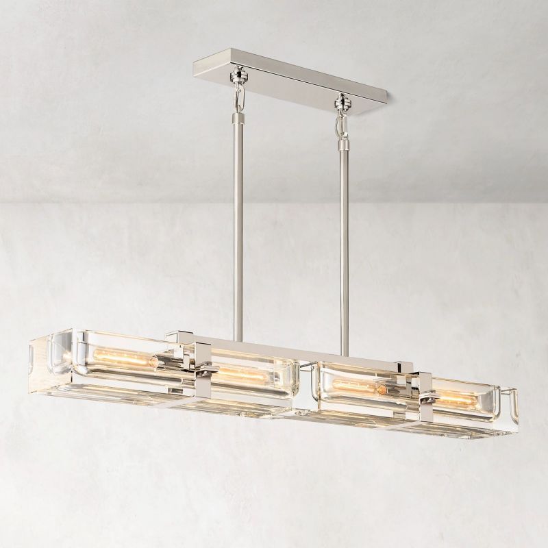 Savile Linear Chandelier 48"-VaseLamps