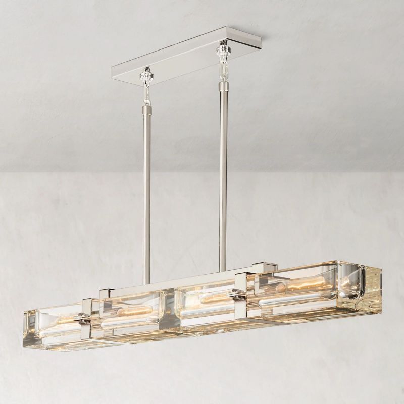 Savile Linear Chandelier 48"-VaseLamps