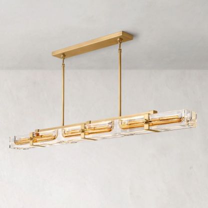 Savile Linear Chandelier 72"-VaseLamps