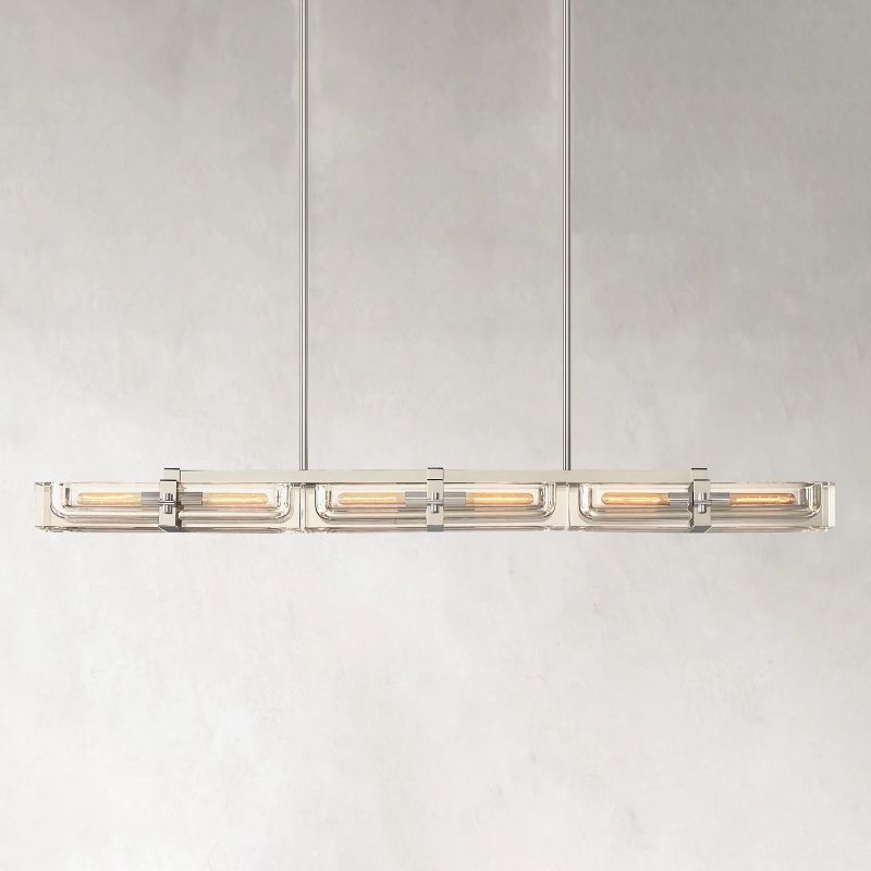Savile Linear Chandelier 72"-VaseLamps
