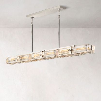 Savile Linear Chandelier 72"-VaseLamps