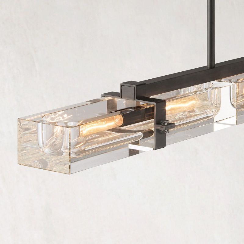 Savile Linear Chandelier 72"-VaseLamps