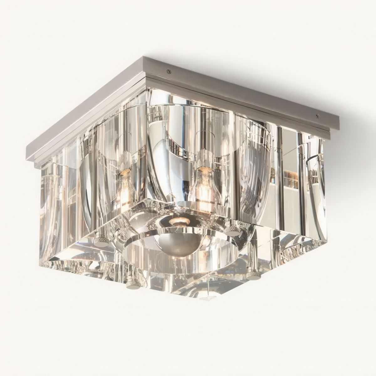 Savile Square Crystal Flushmount