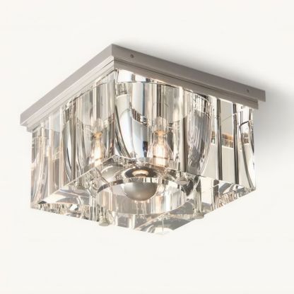 Savile Square Crystal Flushmount